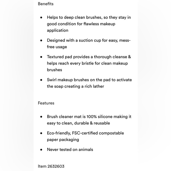 Ecotools Sea Gems eye brush set and monstera shaped makeup brush cleanser pad - Picture 7 of 7